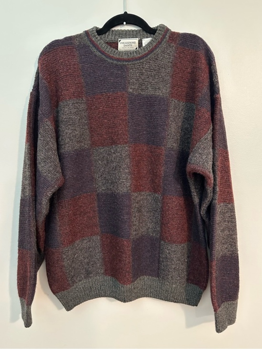 Vintage Collezione Dante Italian Wool Alpaca Sweater Size Large